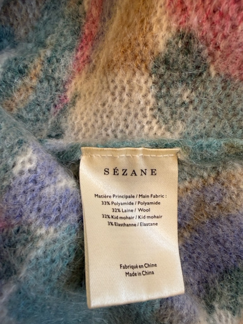 Sézane Ines Jumper Floral Multicolor Crewneck Sweater - Women - Picture 11 of 12